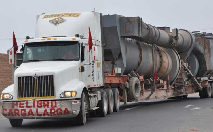 Transporte de carga super pesada