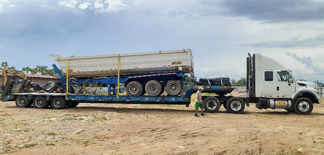 Transporte de carga super pesada en lima peru